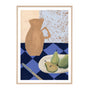 Life x MON Modern Table Top Print - Cobalt / Framed Art Print / 100 x 140cm