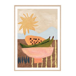 Blue / Framed Art Print / 33 x 45cm