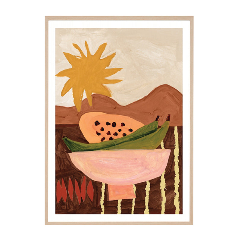 Clay / Framed Art Print / 33 x 45cm