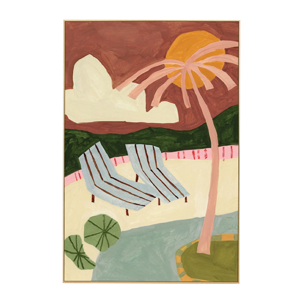 Bright / Framed Canvas / 42 x 62cm