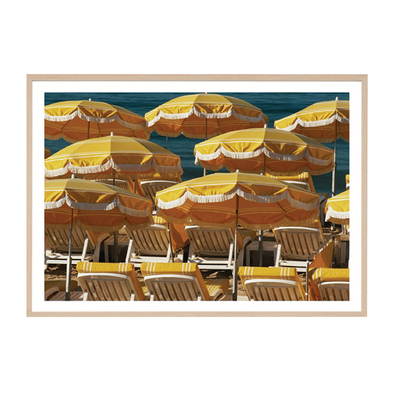 Yellow / Framed Art Print / 45 x 33cm
