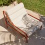 Dune Outdoor Sling Arm Chair - Terracotta / Sand Weave