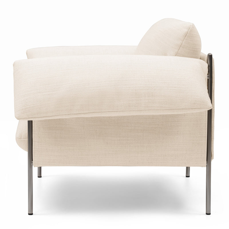 Hyams Sable / Brushed Steel Frame
