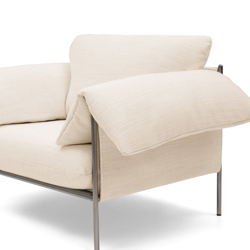 Hyams Sable / Brushed Steel Frame