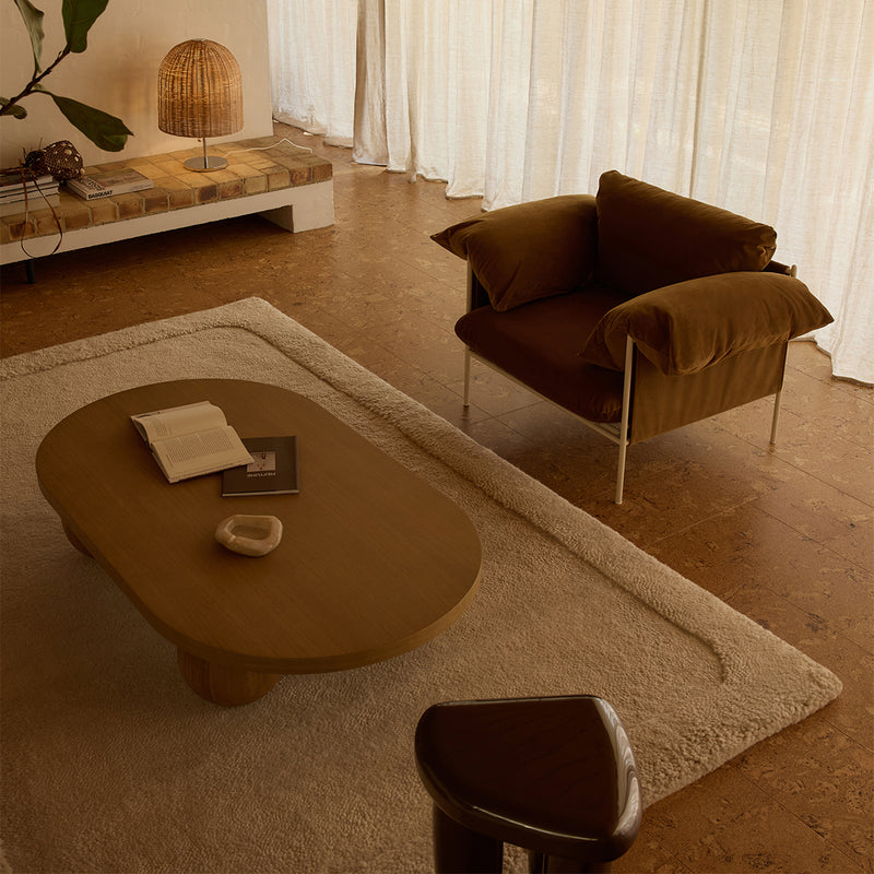 Malibu Cognac / Brushed Steel Frame