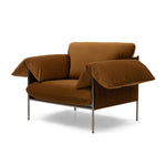 Malibu Cognac / Brushed Steel Frame