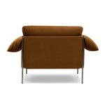 Malibu Cognac / Brushed Steel Frame