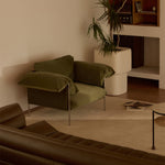 Malibu Matcha / Brushed Steel Frame