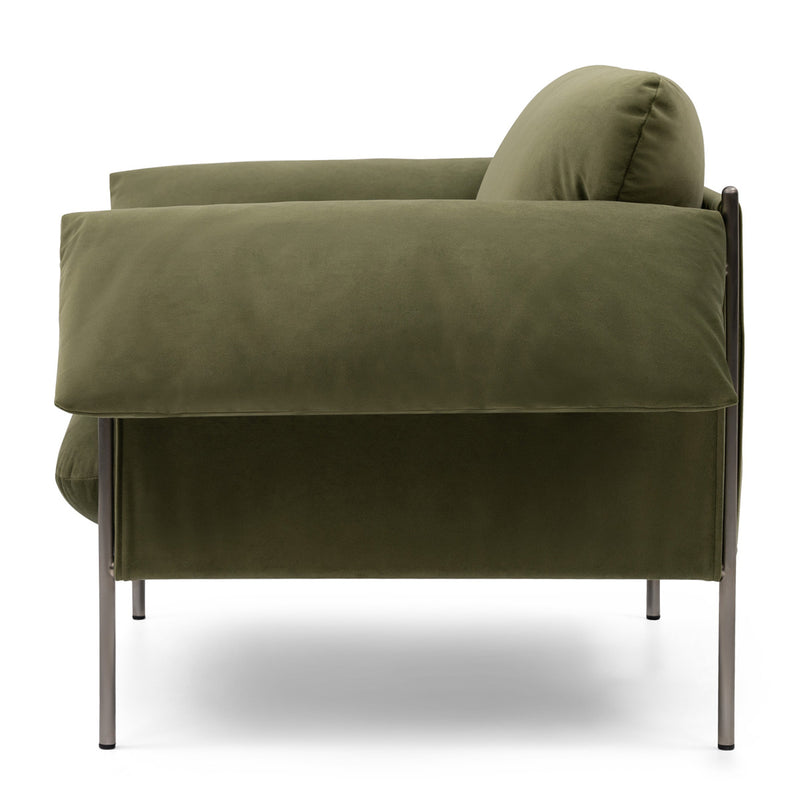 Malibu Matcha / Brushed Steel Frame