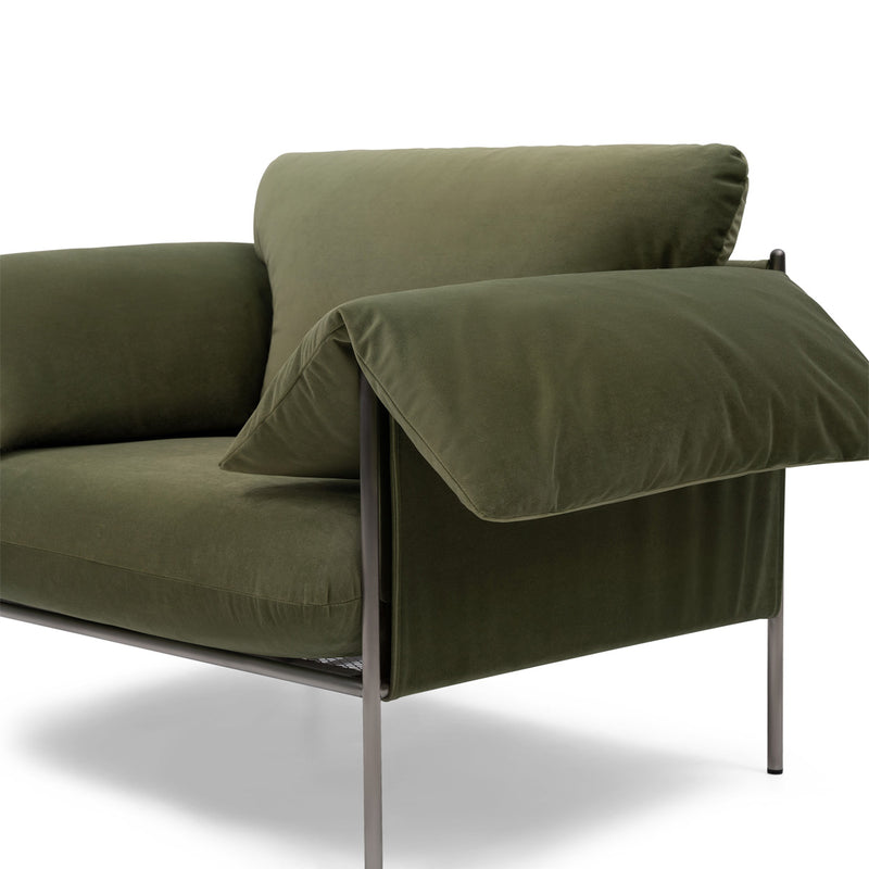 Malibu Matcha / Brushed Steel Frame