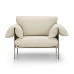 Simpson Cream / Brushed Steel Frame