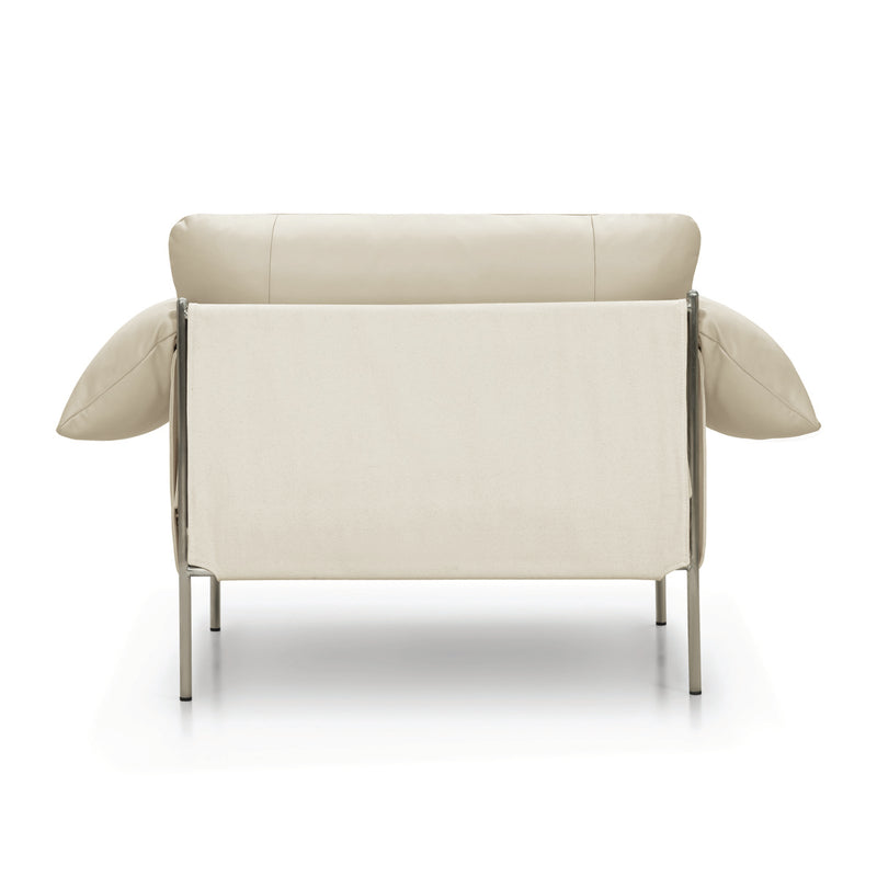 Simpson Cream / Brushed Steel Frame