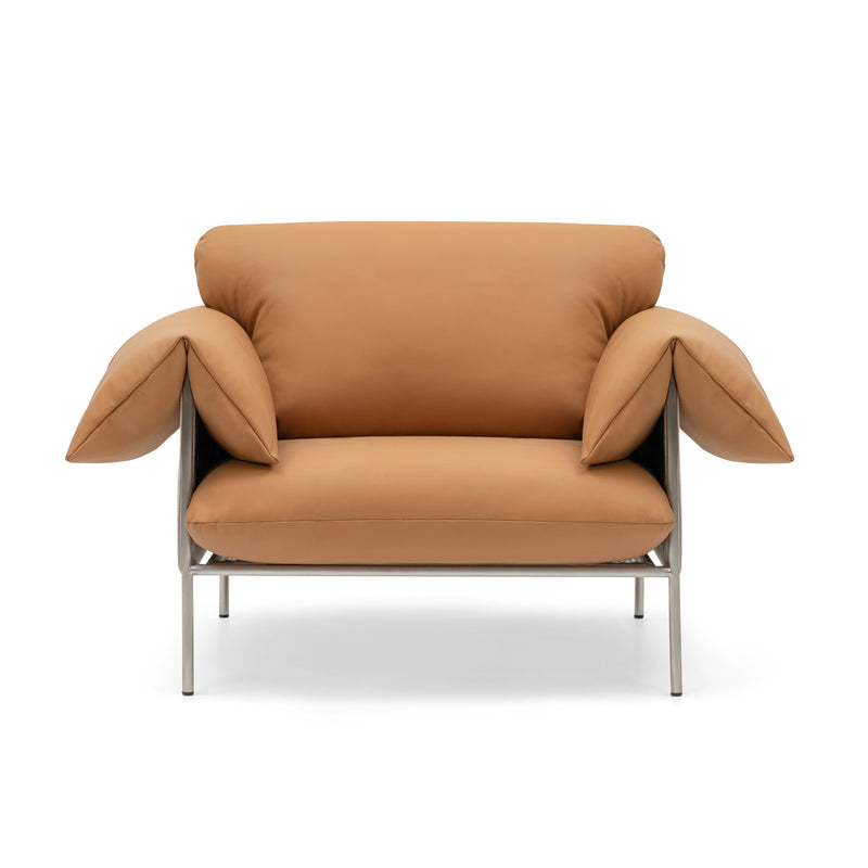 Simpson Tan / Brushed Steel Frame