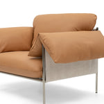 Simpson Tan / Brushed Steel Frame