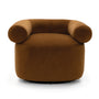 Huggy Swivel Armchair - Malibu Cognac