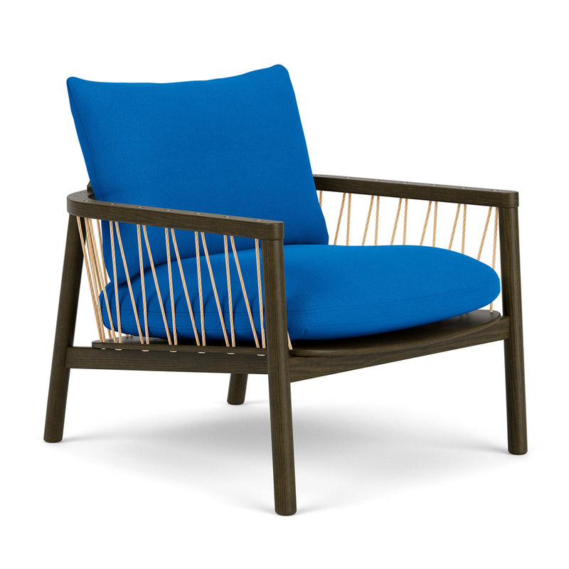 Mark Cobalt Blue Weave / Dark Walnut