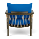 Mark Cobalt Blue Weave / Dark Walnut