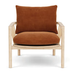 Moss Rust Fabric / Oak