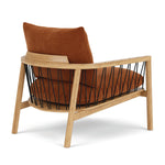 Moss Rust Fabric / Oak
