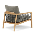 Planet Grey Green Fabric / Oak