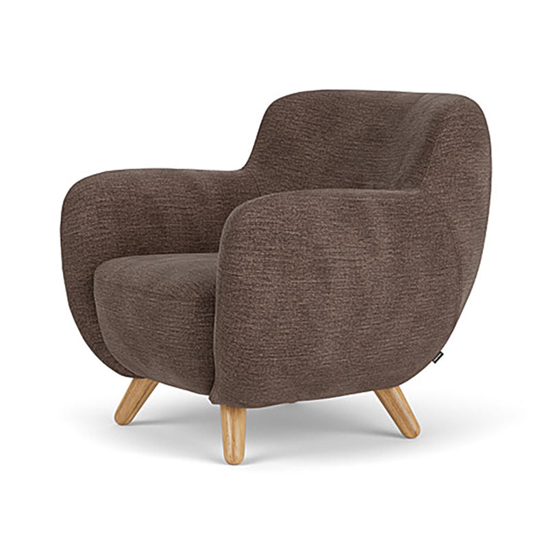 Aulla Cacao Textured Weave / Oak