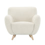 Otis Armchair - Maya Cream Boucle / Oak