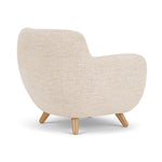 Vega Cream Textured Weave / Oak
