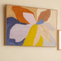 Life x MON Vivid Petals Print - Multi / Framed Canvas / 62 x 42cm