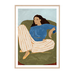 Blue / Framed Art Print / 33 x 45cm