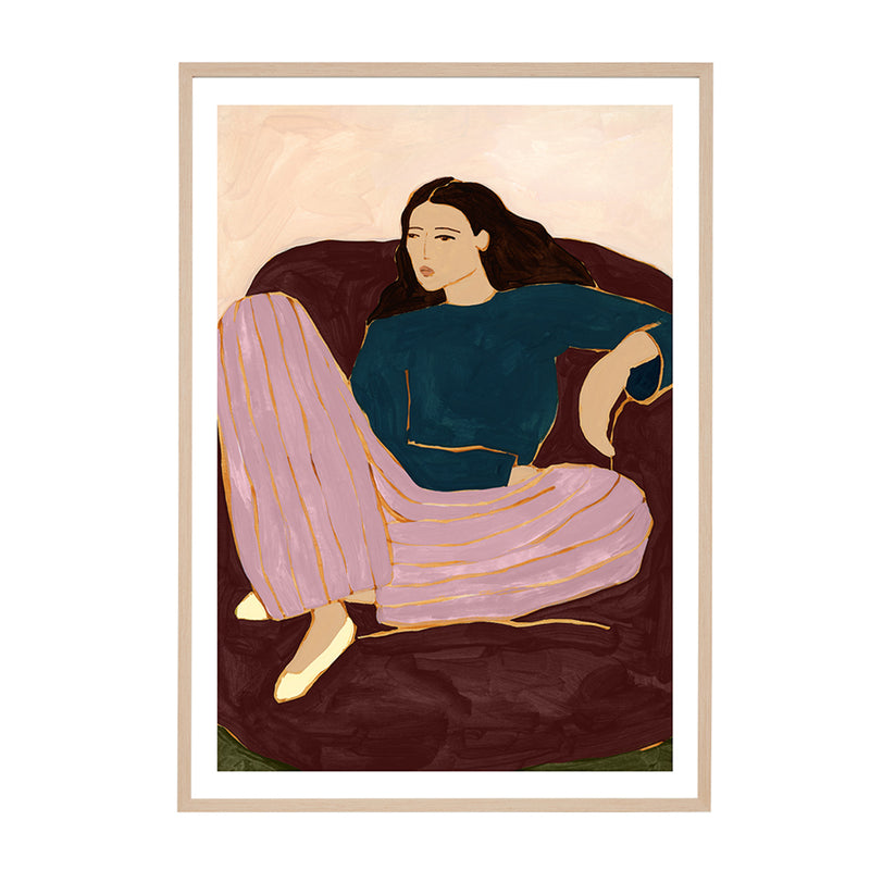 Lilac / Framed Art Print / 33 x 45cm