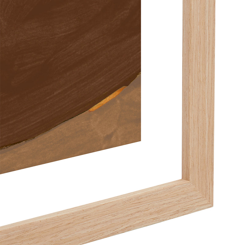 Natural / Framed Art Print / 33 x 45cm