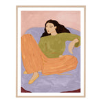 Peach / Framed Art Print / 33 x 45cm