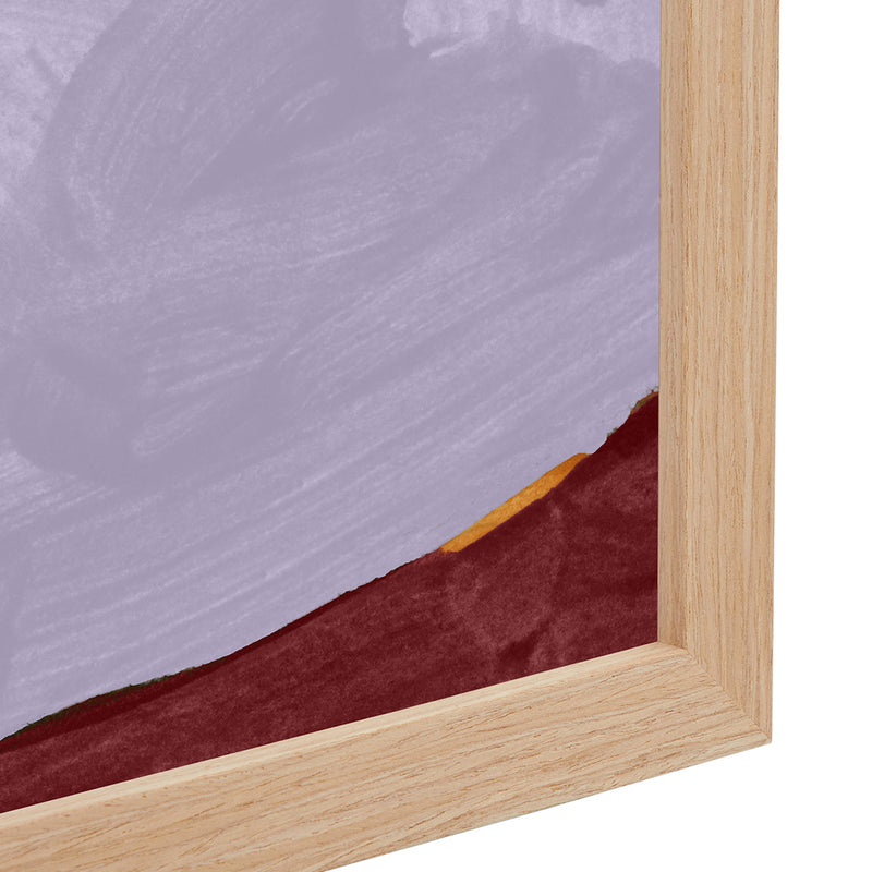 Peach / Framed Art Print, No Border / 33 x 45cm