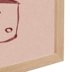 Blush / Framed Art Print, No Border / 33 x 45cm
