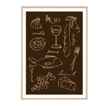 Chocolate / Framed Art Print / 33 x 45cm