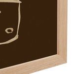 Chocolate / Framed Art Print, No Border / 33 x 45cm