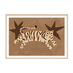 Brown / Framed Art Print / 45 x 33cm