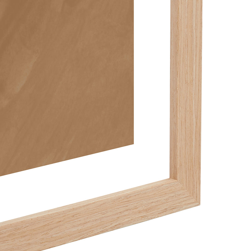 Brown / Framed Art Print / 45 x 33cm
