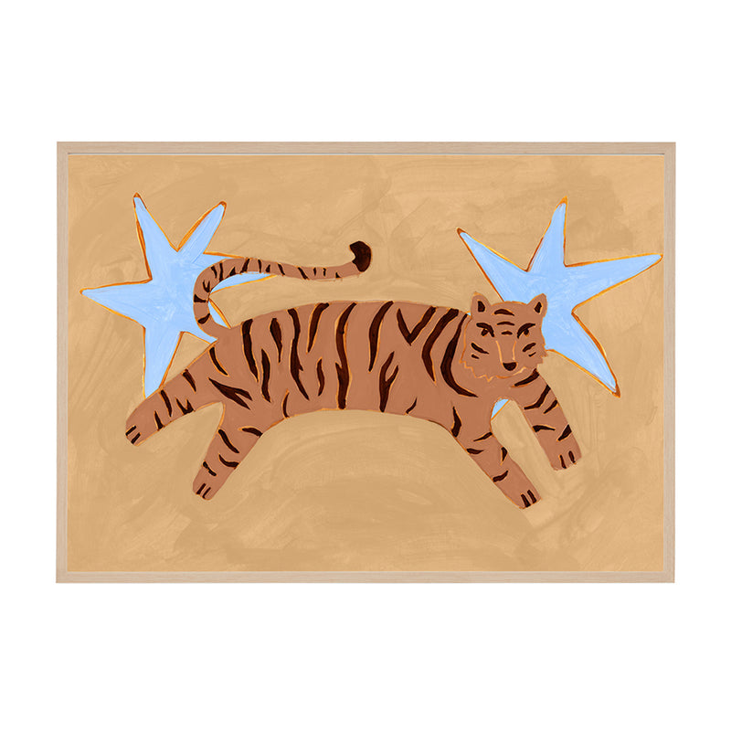Fawn / Framed Art Print, No Border / 45 x 33cm