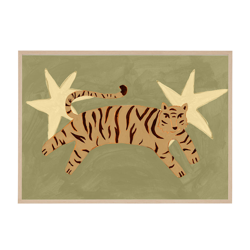 Sage / Framed Art Print, No Border / 45 x 33cm