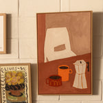 Tangerine / Framed Art Print, No Border / 33 x 45cm