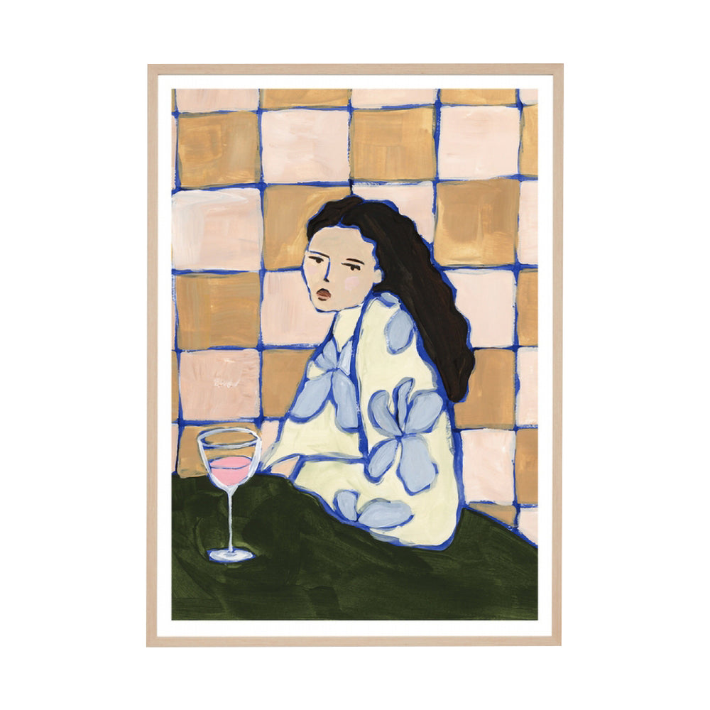 Evening Muse Blush 1 Framed Print