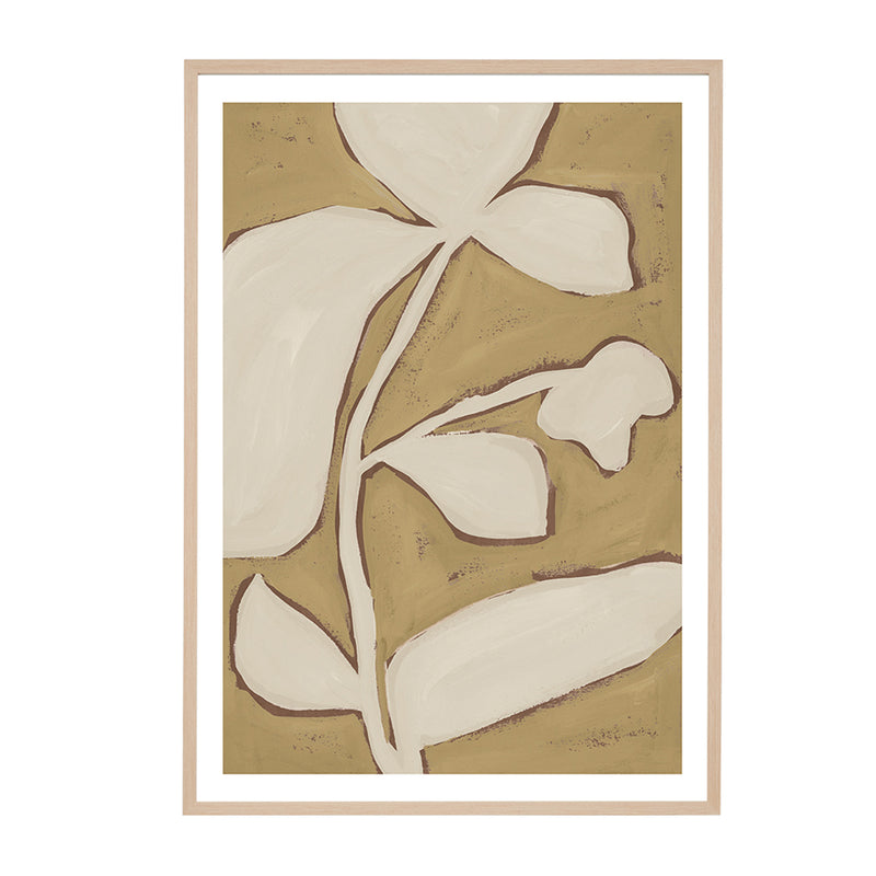Mustard / Framed Art Print / 33 x 45cm