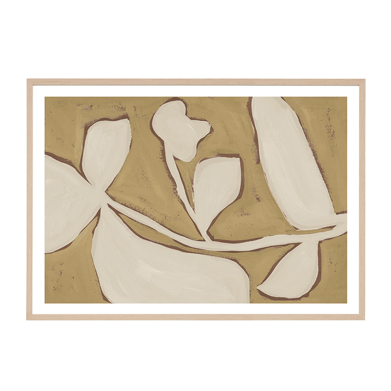 Mustard / Framed Art Print / 33 x 45cm