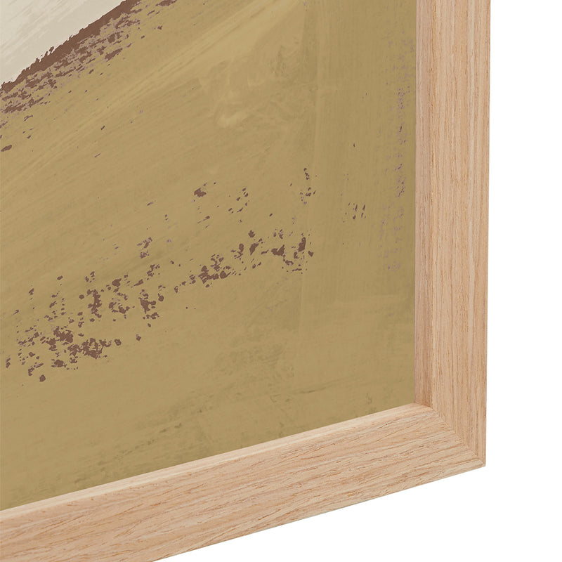 Mustard / Framed Art Print, No Border / 33 x 45cm
