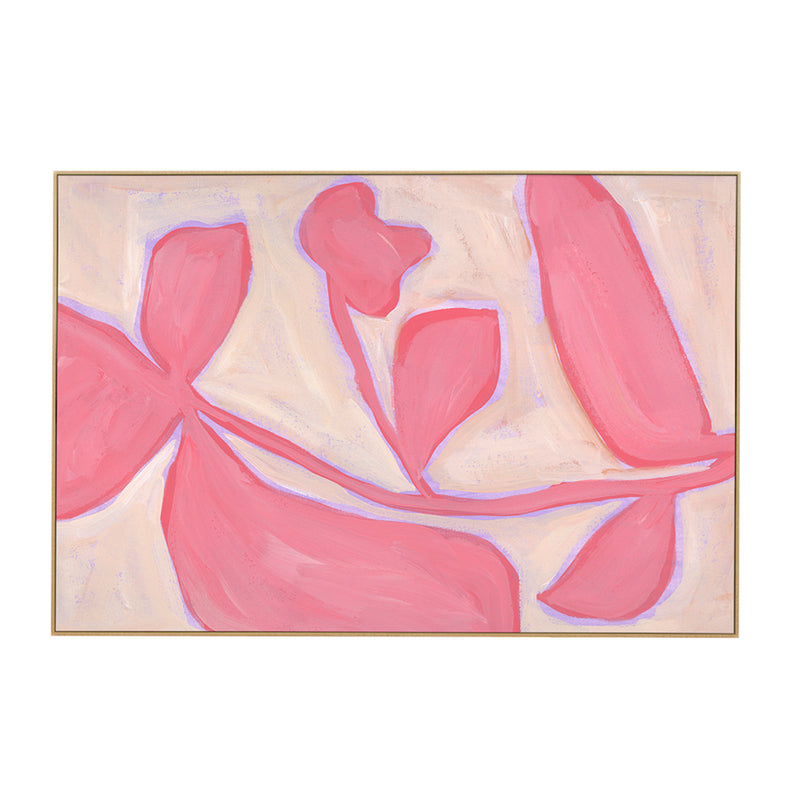 Pink / Framed Canvas / 42 x 62cm