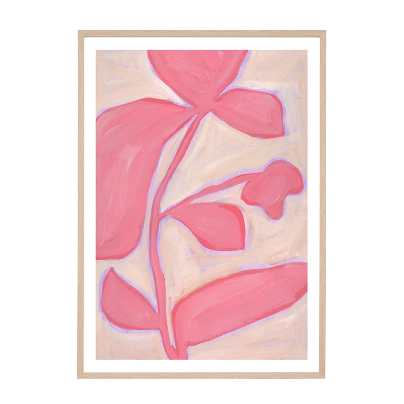 Pink / Framed Art Print / 33 x 45cm