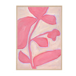 Pink / Framed Art Print, No Border / 33 x 45cm