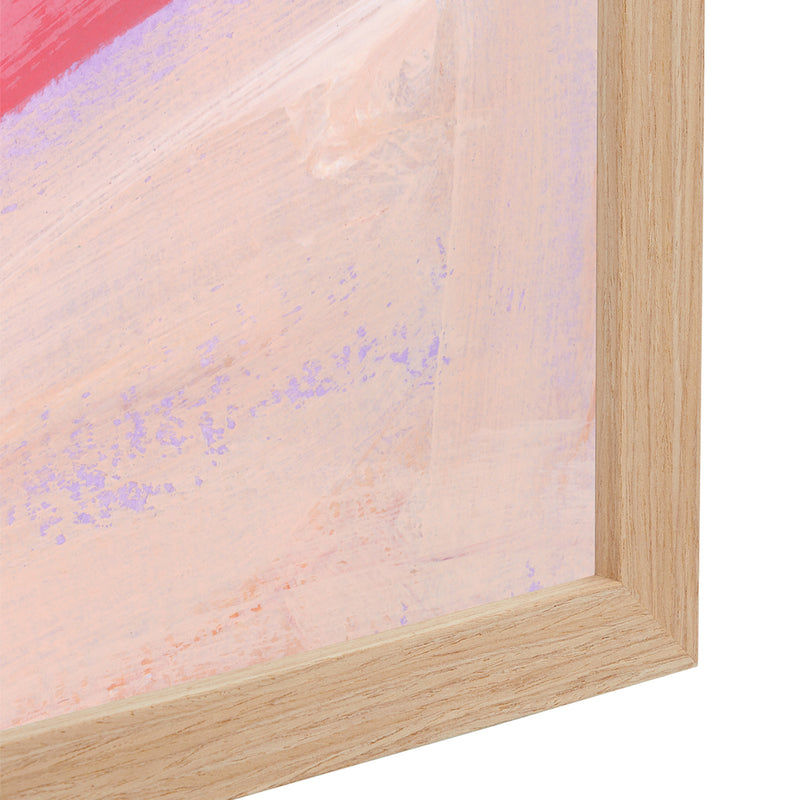 Pink / Framed Art Print, No Border / 33 x 45cm