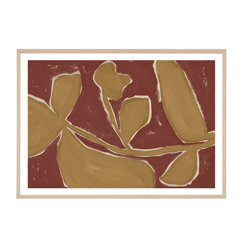 Rust / Framed Art Print / 33 x 45cm